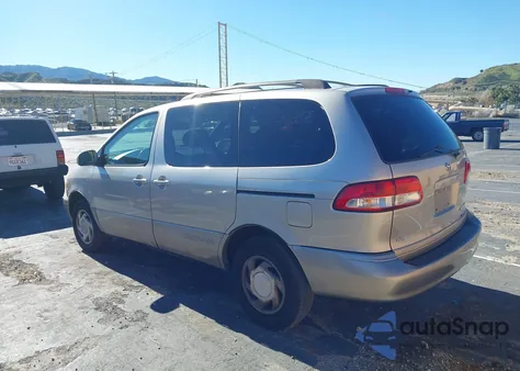 2002 Toyota Sienna Xle z USA, uszkodzony, nr VIN 4T3ZF13C02U453728